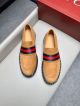 Gucci Man Brown Calfskin Business Leather Shoes 042891 (4)_th.jpg